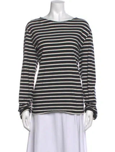 Pre-owned Saint James Striped Crew Neck Top In Multi