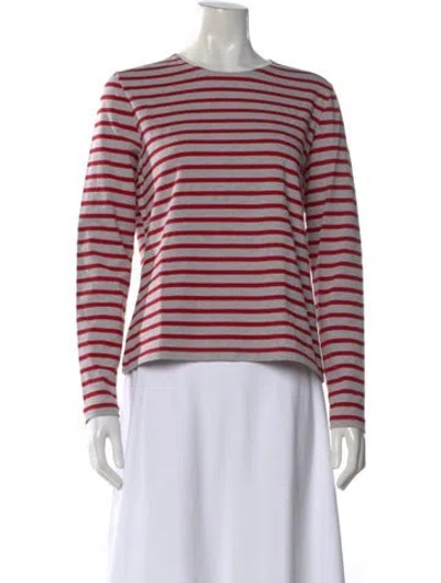 Pre-owned Saint James Striped Crew Neck T-shirt
