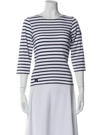 Pre-owned Saint James Striped Crew Neck T-shirt In Multi