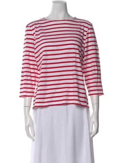 Pre-owned Saint James Striped Crew Neck T-shirt In Multi