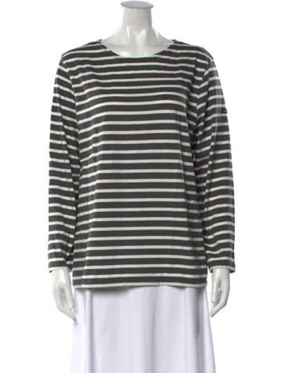 Pre-owned Saint James Striped Crew Neck T-shirt In Multicolor