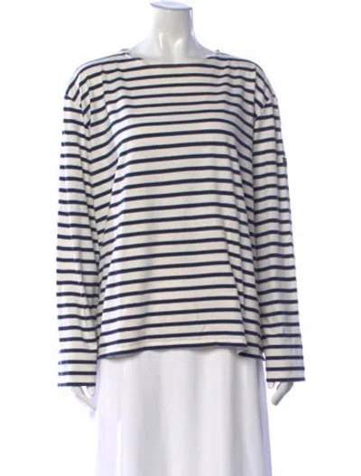 Pre-owned Saint James Striped Crew Neck T-shirt In Multicolor