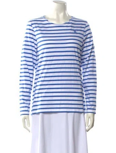 Pre-owned Saint James Striped Crew Neck T-shirt W/ Tags In Multi