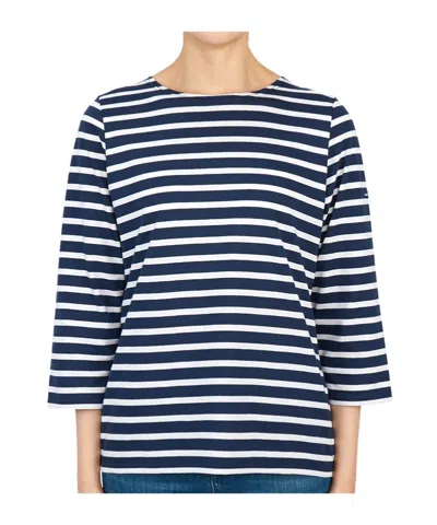 Saint James Striped Graphic T-shirt