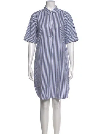Pre-owned Saint James Striped Knee-length Dress In Blue