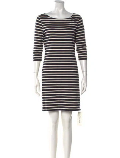 Pre-owned Saint James Striped Knee-length Dress In Blue