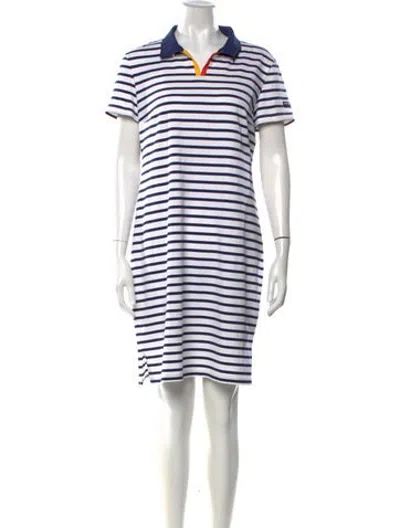 Pre-owned Saint James Striped Knee-length Dress In Blue