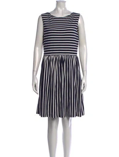 Pre-owned Saint James Striped Knee-length Dress In Neutrals