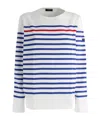 Saint James Striped Long-sleeved Sweatshirt In Multi
