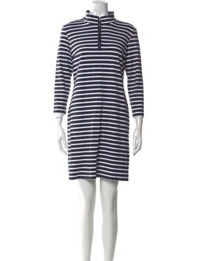 Pre-owned Saint James Striped Mini Dress In Multi