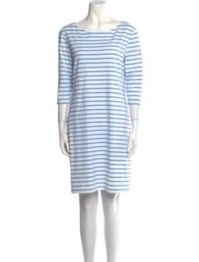 Pre-owned Saint James Striped Mini Dress In Multi