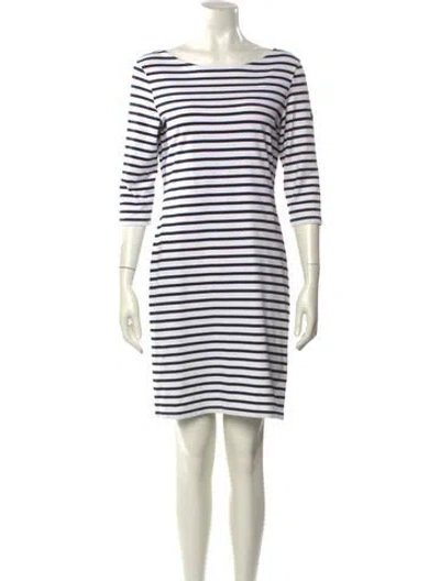 Pre-owned Saint James Striped Mini Dress In Multi