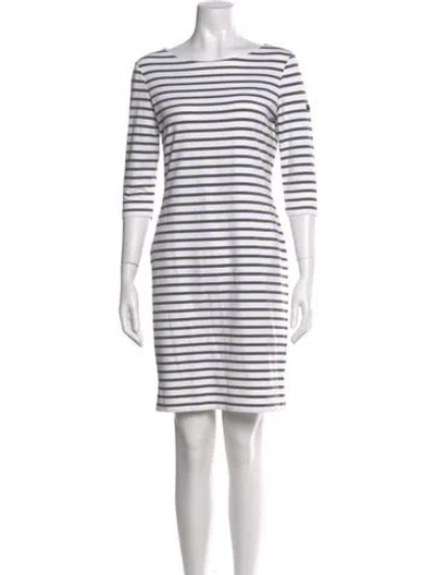Pre-owned Saint James Striped Mini Dress In Multi
