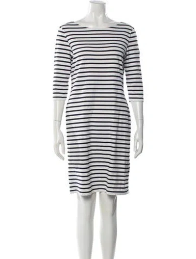 Pre-owned Saint James Striped Mini Dress In Multi