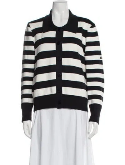 Pre-owned Saint James Striped Scoop Neck Sweater In Multi