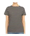 Saint James Striped Short-sleeved T-shirt In Multi