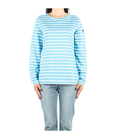 Saint James Striped T-shirt In Blue