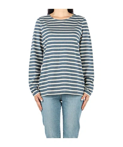 Saint James Striped T-shirt In Blue