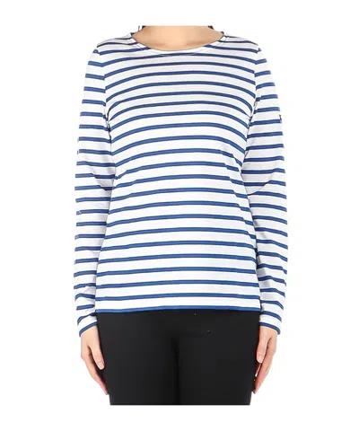 Saint James Striped T-shirt In Blue