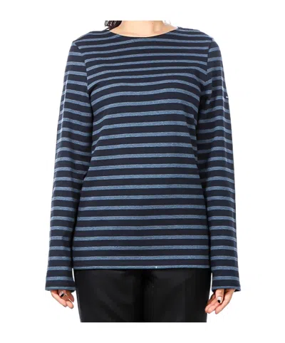 Saint James Striped T-shirt In Blue
