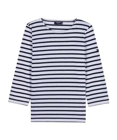 Saint James Striped T-shirt In Blue