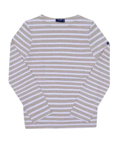 Saint James Striped T-shirt In Gray