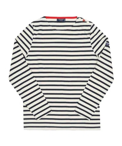 Saint James Striped T-shirt In White