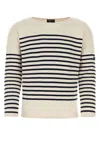 Saint James T-shirt 958 Ecrunavy In Brown