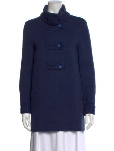 Pre-owned Saint James Turtleneck Sweater In Blue