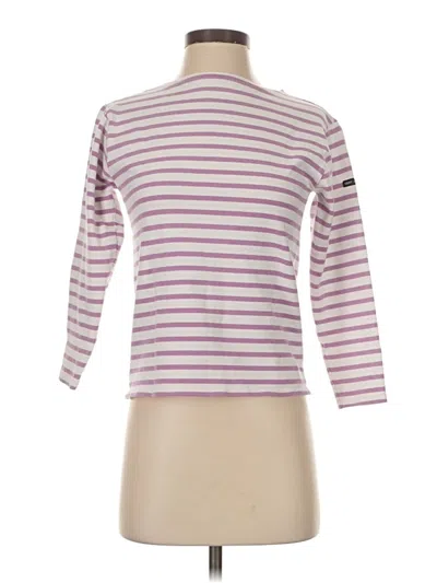 Pre-owned Saint James Turtleneck Sweater In Pink