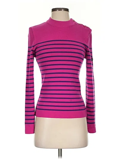Pre-owned Saint James Turtleneck Sweater In Pink
