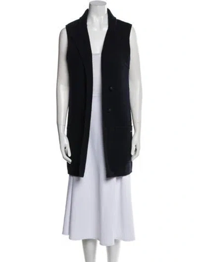 Pre-owned Saint James Virgin Wool Vest In Multi