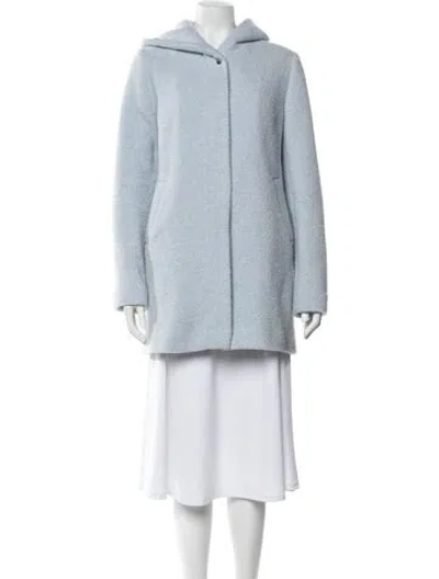 Pre-owned Saint James Wool Coat In Blue