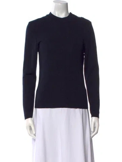 Pre-owned Saint James Wool Crew Neck Sweater In Blue