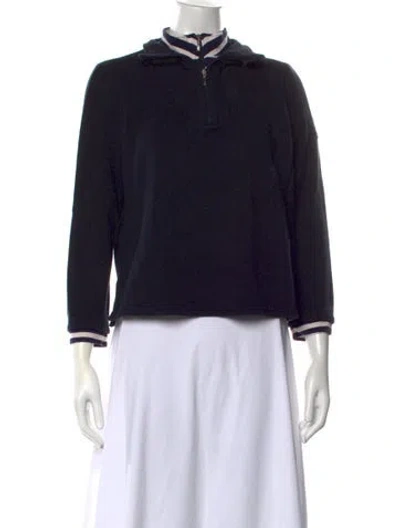 Pre-owned Saint James Wool Crew Neck Sweater In Blue