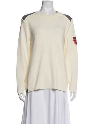 Pre-owned Saint James Wool Crew Neck Sweater In Neutrals