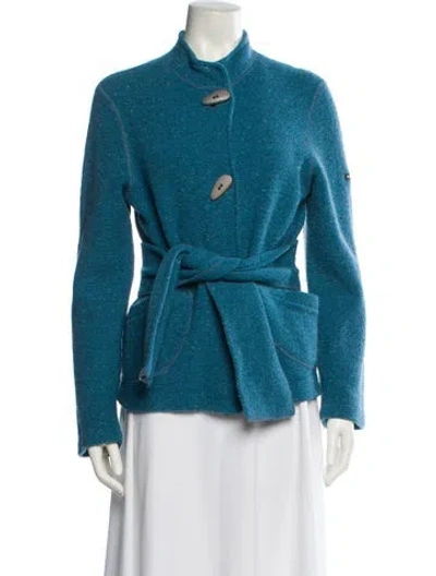 Pre-owned Saint James Wool Jacket In Blue