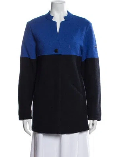 Pre-owned Saint James Wool Jacket In Blue