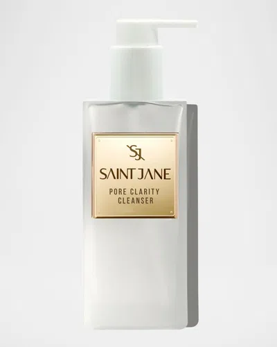 Saint Jane Beauty Pore Clarity Hyaluronic + Flower Acid Cleanser 4 oz / 120 ml In White