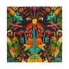 Saint Jane Women's Blue Caribbean, Navy Print Silk Twill Scarf In Blue