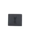 Saint Laurent - Croco "east/west" Wallet In Black  