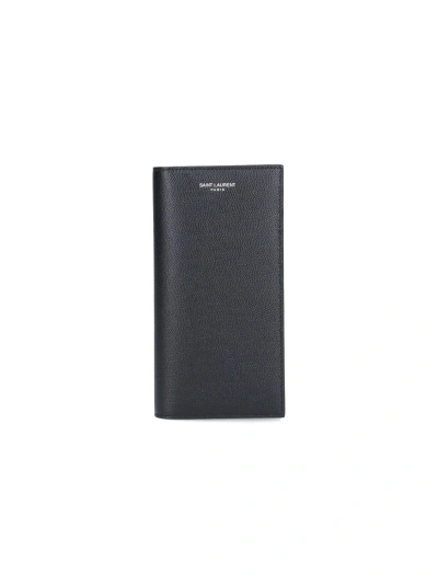 Saint Laurent - 'paris' Continental Wallet In Black  