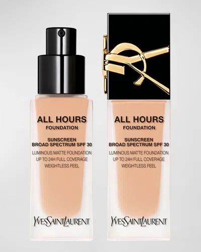 Saint Laurent 0.85 Oz. All Hours Luminous Matte Foundation In White