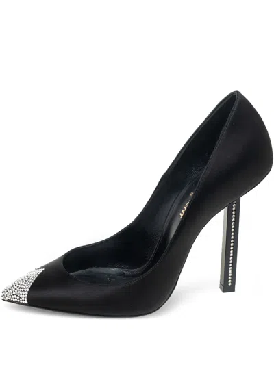 Pre-owned Saint Laurent 105mm Leather Pumps