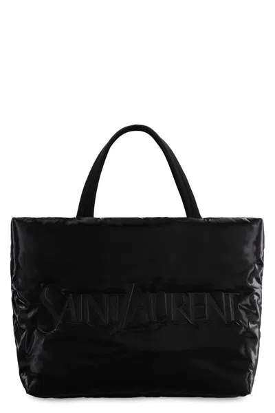 Saint Laurent 附襯墊尼龍手提袋