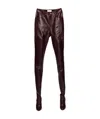 Saint Laurent 110mm Leather Pantaboots