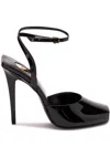 Saint Laurent La Scandale Patent Heels In 黑色