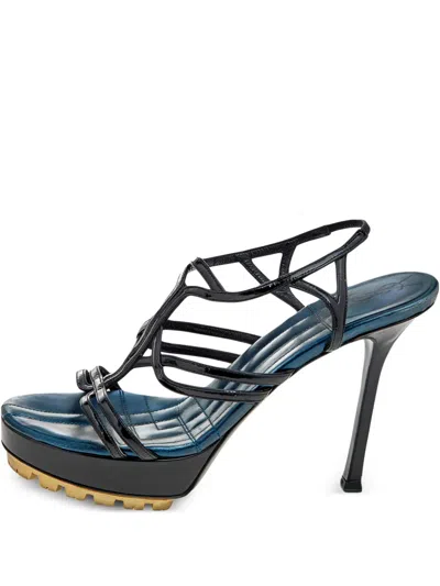 Pre-owned Saint Laurent 110mm Leather Sandals
