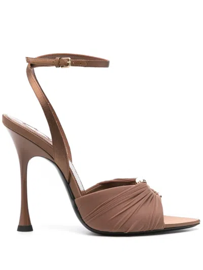 SAINT LAURENT 110MM LOLA SANDALS