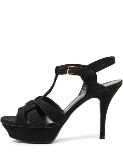 Pre-owned Saint Laurent 110mm Tribute Sandals